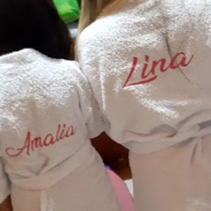 Batas de baño personalizadas