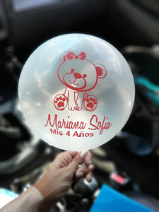 Globos personalizados x 30