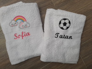 Toallas bordadas personalizadas