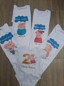 Camisetas y mamelucos personalizados