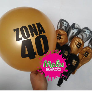Globos personalizados x 30