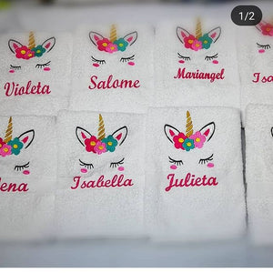 Toallas bordadas personalizadas