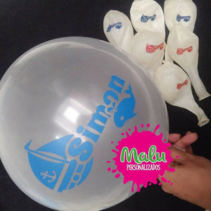Globos personalizados x 30