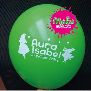 Globos personalizados x 30