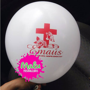 Globos personalizados x 30