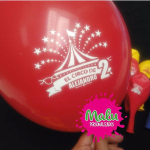 Globos personalizados x 30