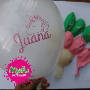 Globos personalizados x 30