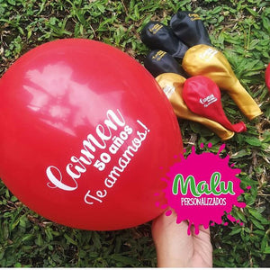 Globos personalizados x 30
