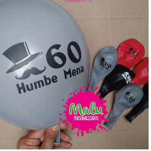 Globos personalizados x 30