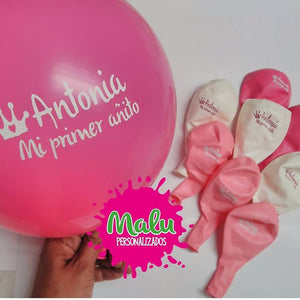 Globos personalizados x 30