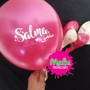 Globos personalizados x 30