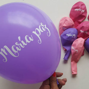 Globos personalizados x 30