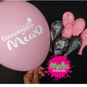 Globos personalizados x 30