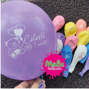 Globos personalizados x 30