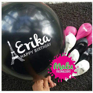 Globos personalizados x 30