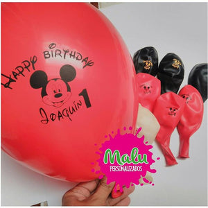 Globos personalizados x 30
