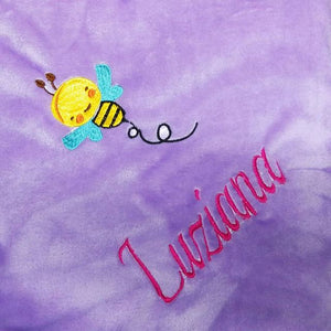 Cobijas bordadas personalizadas