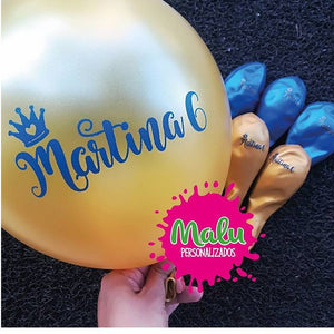 Globos personalizados x 30