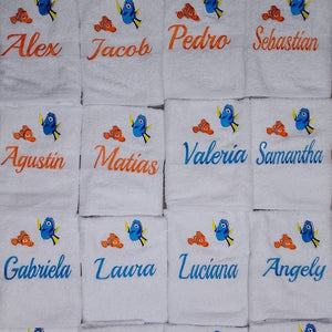 Toallas bordadas personalizadas