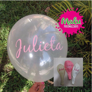 Globos personalizados x 30