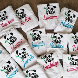 Toallas bordadas personalizadas