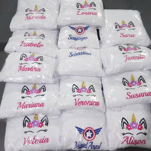 Toallas bordadas personalizadas