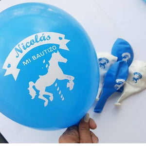 Globos personalizados x 30