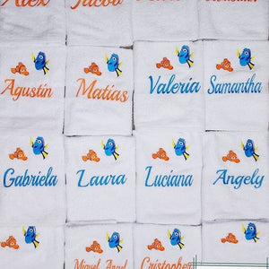 Toallas bordadas personalizadas