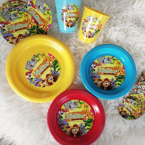 Platos desechables para torta