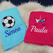 Cargar imagen en el visor de la galería, Toallas bordadas personalizadas
