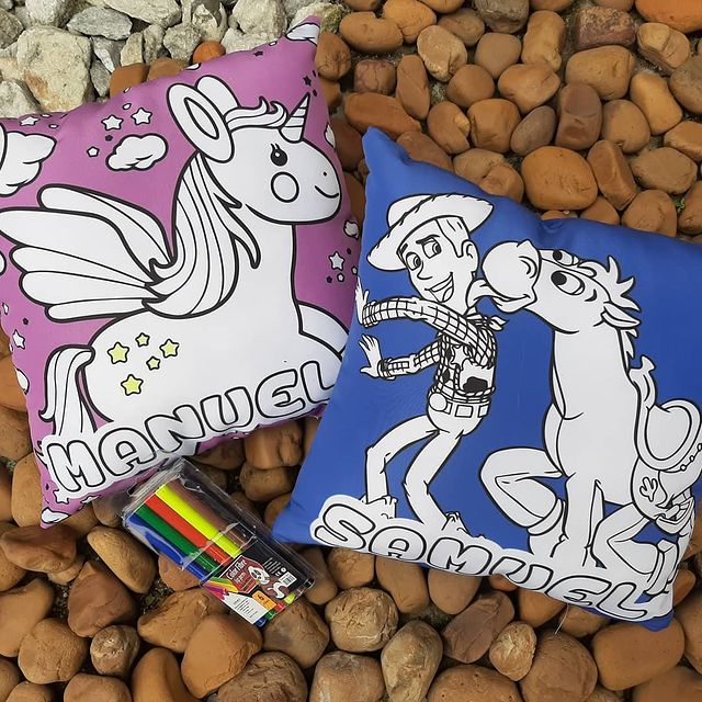 Cojines para pintar personalizados