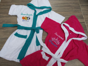Batas de baño personalizadas