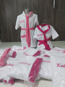 Batas de baño personalizadas