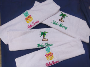 Toallas bordadas personalizadas