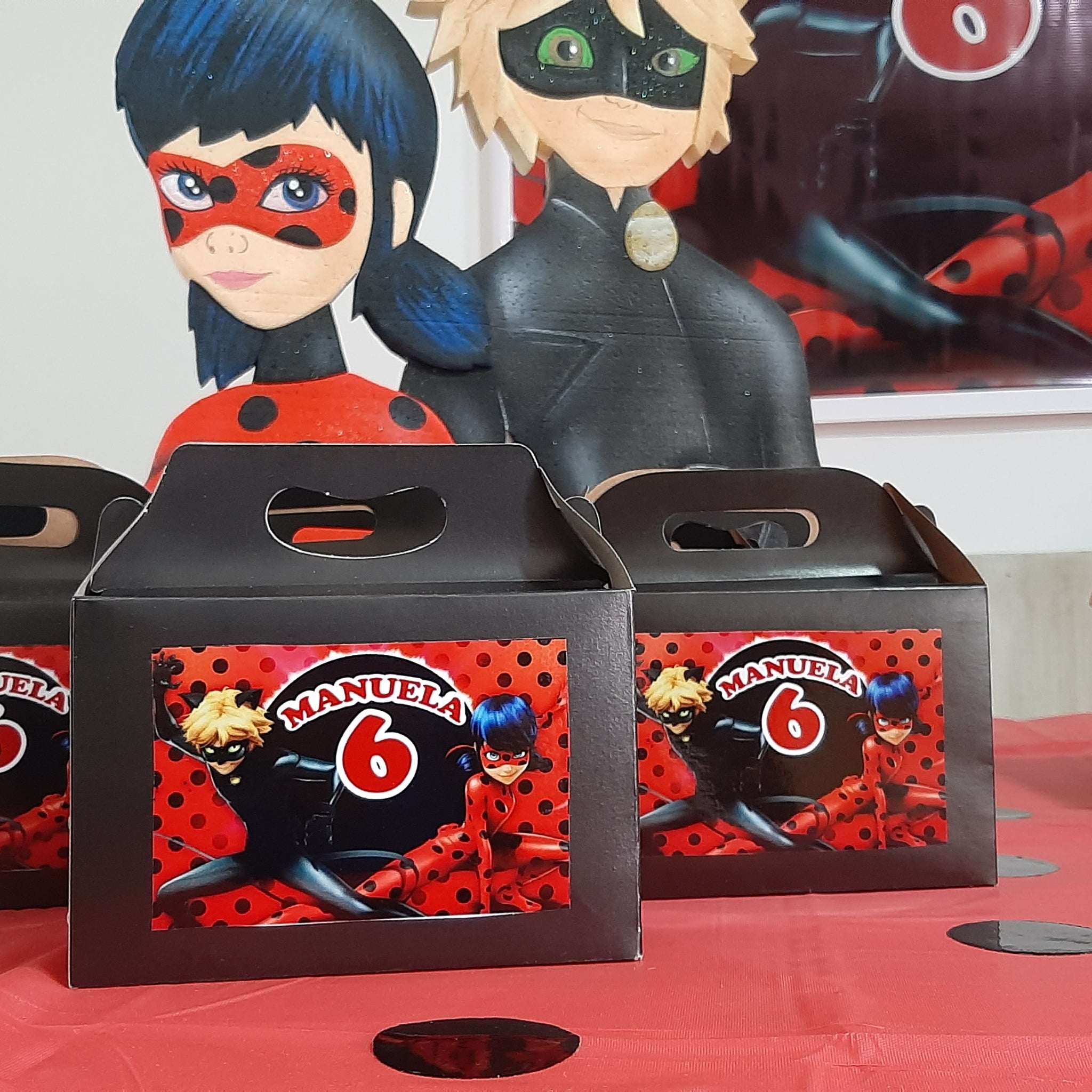 Caja para Regalos de Cumpleaños Ladybug