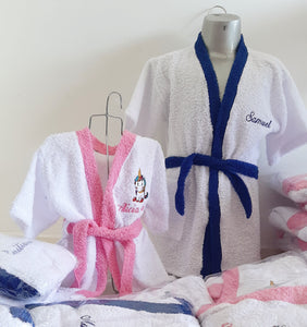 Batas de baño personalizadas