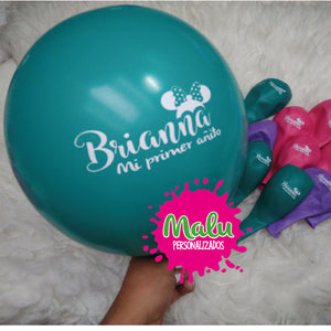 Globos personalizados x 30