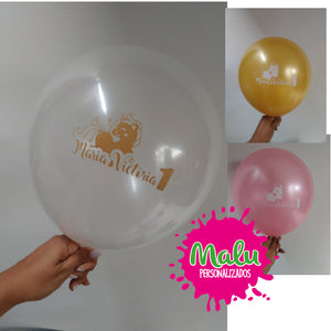 Globos personalizados x 30