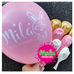Globos personalizados x 30