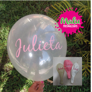 Globos personalizados x 30