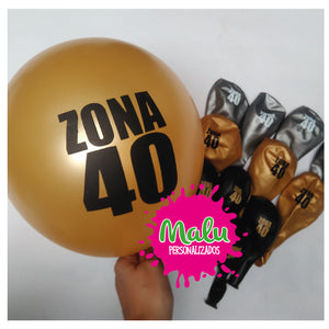 Globos personalizados x 30