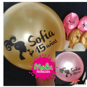 Globos personalizados x 30