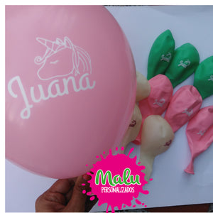 Globos personalizados x 30