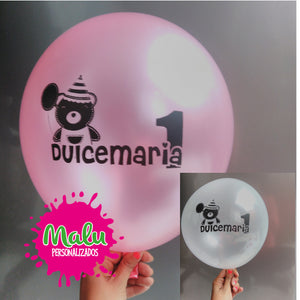 Globos personalizados x 30