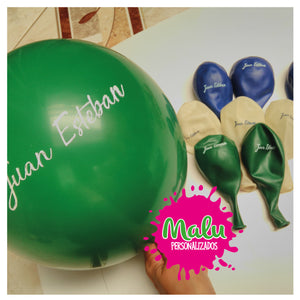 Globos personalizados x 30