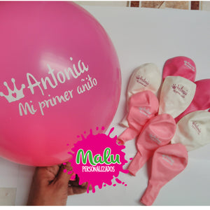 Globos personalizados x 30